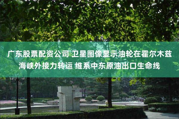 广东股票配资公司 卫星图像显示油轮在霍尔木兹海峡外接力转运 维系中东原油出口生命线