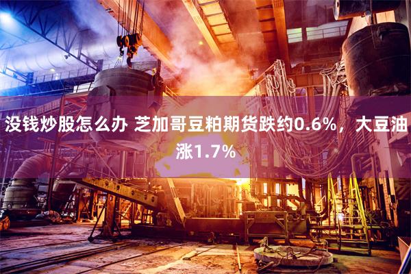 没钱炒股怎么办 芝加哥豆粕期货跌约0.6%，大豆油涨1.7%